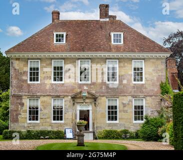 Arundells, Heimat des ehemaligen Premierministers Sir Edward Heath, am 11. Juli 2021 in Cathedral Close, Salisbury, Wiltshire, Großbritannien Stockfoto