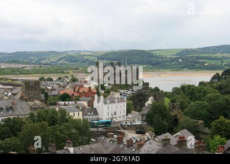 Conwy Castle North Wales Cymru Stockfoto