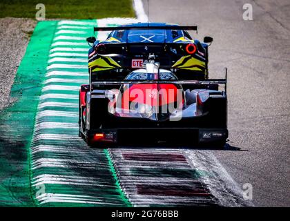 41 Deletraz Louis (che), Kubica Robert (pol), Ye Yifei (chn), Team WRT, Areca 07 - Gibson, Aktion während der 2021 4 Stunden von Monza, 4. Lauf der Europäischen Le Mans-Serie 2021, vom 09. Bis 11. Juli 2021 auf dem Autodromo Nazionale di Monza, in Monza, Italien - Foto Paulo Maria / DPPI Stockfoto