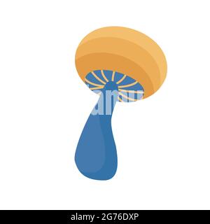 Extravagante Vektor-Illustration mit Pilzsymbol Stock Vektor