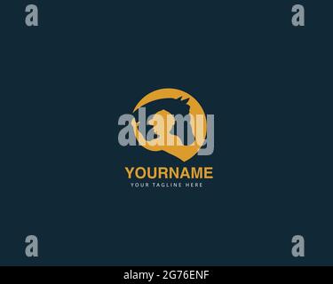 vektordarstellung einer Pferdebraße mit einem isolierten Blitzschwanz vor weißem Hintergrund, perfekt für Pferdefarmen, Pferderennen und alles andere Stock Vektor