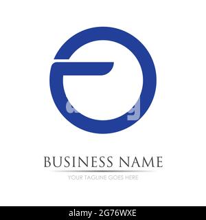 Letter O Business abstrakte Einheit Vektor-Logo Design-Vorlage Buchstabe O Logo Vorlage Vektor Symbol Design Stock Vektor