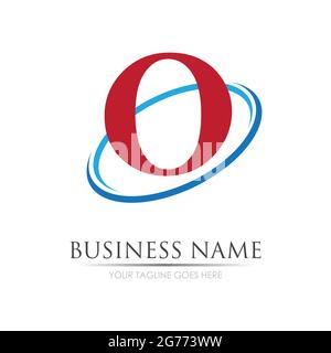 Letter O Business abstrakte Einheit Vektor-Logo Design-Vorlage Buchstabe O Logo Vorlage Vektor Symbol Design Stock Vektor