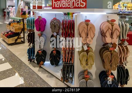 Havaianas-Laden in einem Einkaufszentrum in Phuket, Thailand Stockfoto