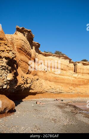 Sa Caleta, Ibiza Stockfoto