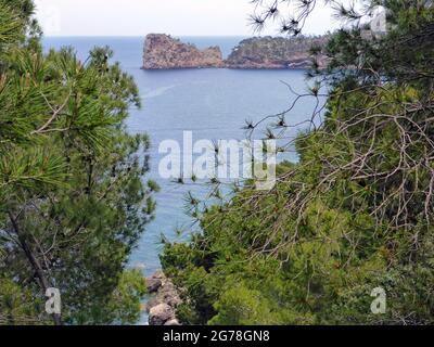 La Foradada, Mallorca, Balearen Stockfoto