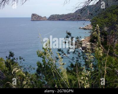 La Foradada, Mallorca, Balearen Stockfoto