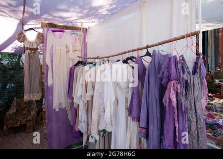 Hippie-Markt in Las Dalias, Sant Carles de Peralta, Ibiza Stockfoto