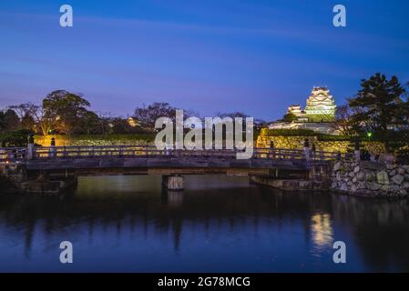 himeji Castle, auch bekannt als White Egret Castle oder White Heron Castle, in hyogo, japan Stockfoto