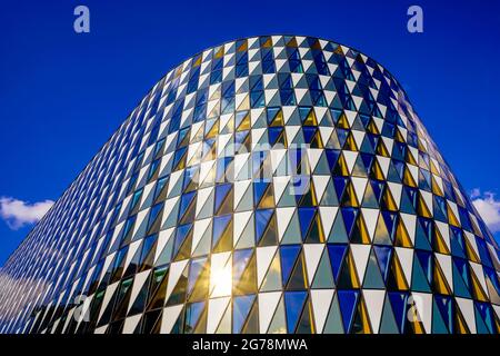 Aula Medica, Karolinska-Institut in Solna, Stockholm, Schweden. Stockfoto