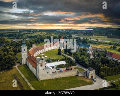 Klosterkomplex der Zisterzienserabtei in Sulejow, Polen. Stockfoto