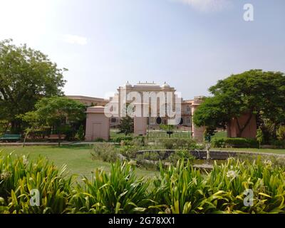 Statuenkreis befindet sich in Jaipur, Rajasthan, Indien Stockfoto