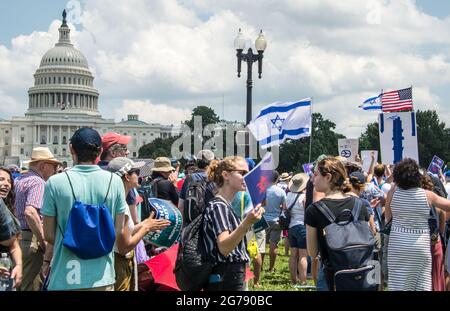 Kundgebung gegen den Antisemitismus in Amerika Stockfoto