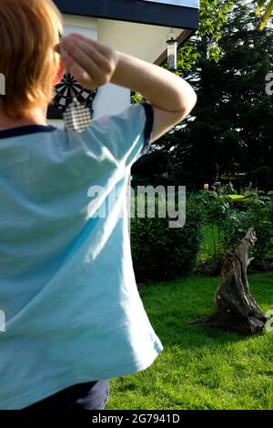 Sommer im Garten Stockfoto