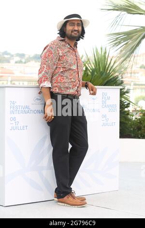 12. Juli 2021, Cannes, Provence Alpes Cote d'Azur, Frankreich: RAHUL JAIN während der Fotoschau „Invisible Demons“ im Rahmen des 74. Jährlichen Filmfestivals von Cannes in Cannes, Frankreich. (Bild: © Mickael Chavet über ZUMA Wire) Stockfoto