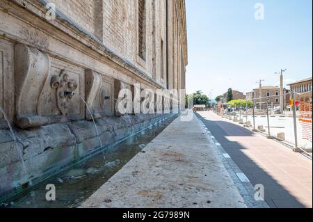 kathedrale von santa maria degli angeli die Brunnen Stockfoto