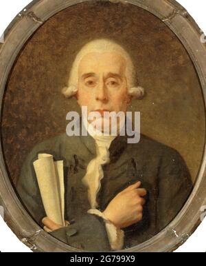 Porträt von Jean Sylvain Bailly (1736-1793). Museum: Musée Carnavalet, Paris. AUTOR: JACQUES LOUIS DAVID. Stockfoto