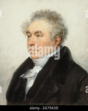 Porträt von Charles-Guillaume Étienne (1778-1845). Museum: Musée Carnavalet, Paris. AUTOR: JOSEPH-DESIRE COURT. Stockfoto