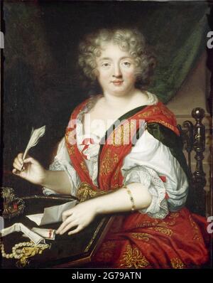 Porträt von Marie de Rabutin-Chantal, Marquise de Sévigné (1626-1696). Museum: Musée Carnavalet, Paris. Autor: ANONYM. Stockfoto