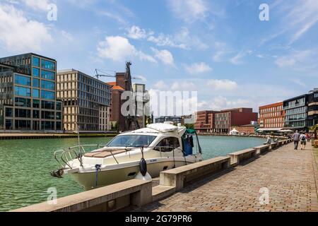 Stadthafen, Münster, Nordrhein-Westfalen, Deutschland, Europa Stockfoto