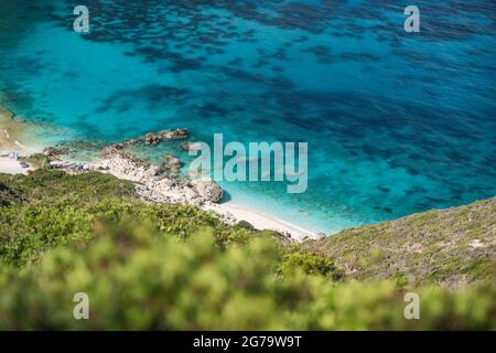 Petani Beach in Kefalonia, Ionische Inseln, Griechenland Stockfoto