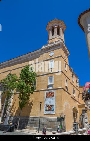 Kirche Església de Santa Maria, Placa de la Constitució, Altstadt, Mahon, Maó, Menorca, Balearen, Spanien, Europa Stockfoto