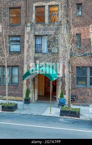 405 East 54th Street, The Sutton Collection, entworfen von George und Edward Blum, erbaut 1930. Stockfoto