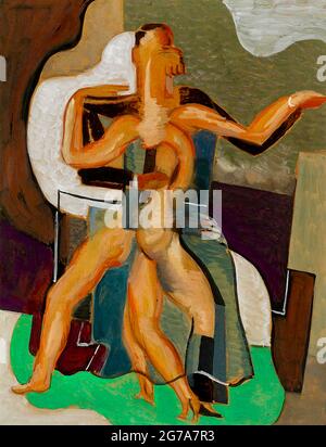 Vladimir Baranov Rossine Kunstwerk mit dem Titel Dancing Couple Stockfoto