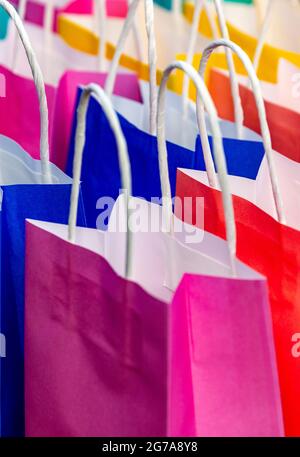 Partytaschen Stockfoto