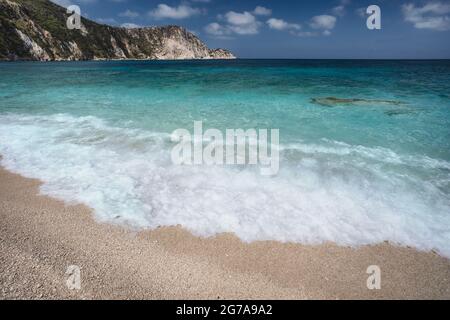 Petani Beach in Kefalonia, Ionische Inseln, Griechenland Stockfoto