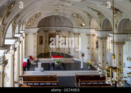 Deutschland, Sachsen-Anhalt, Halle, neobarocke Klosterkapelle, Orden der Heiligen Elisabeth Stockfoto