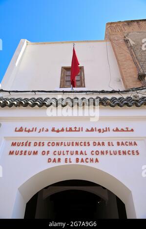 Das Museum für kulturelle Zusammenflusse dar El Bacha, Marrakesch MA Stockfoto