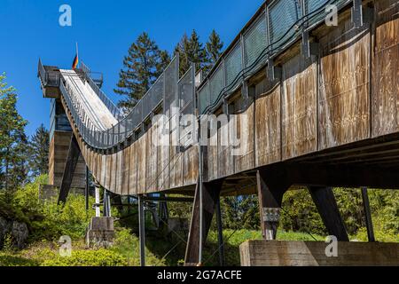 Schanze Bischofsgrün im Fichtelgebirge, Oberfranken, Bayern, Deutschland Stockfoto