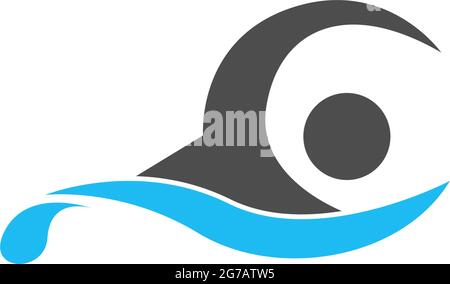 Wassersport Symbol Logo Design Vektor Vorlage Illustration Stock Vektor