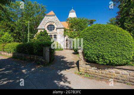 Deutschland, Erkrath, Erkrath-Hochdahl, Bergisches Land, Niederbergisches Land, Niederberg, Rheinland, Nordrhein-Westfalen, Evangelische Neanderkirche, Historismus Stockfoto