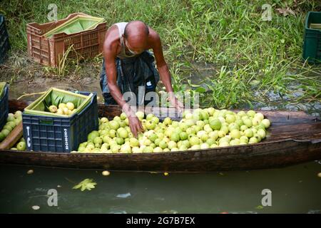Floating Market von Bangladesch Stockfoto