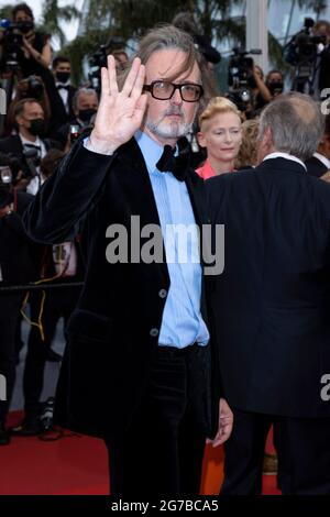 Jarvis Cocker nimmt am 12. Juli 2021 an der Premiere von „The Fench Dispatch“ während der 74. Jährlichen Filmfestspiele von Cannes in Cannes, Frankreich, Teil. Stockfoto