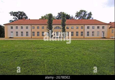 Schloss Paretz, Ketzin, Brandenburg, Deutschland Stockfoto