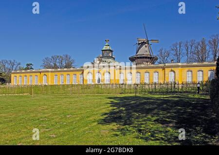 New Chambers, Sanssouci Park, Potsdam, Brandenburg, Deutschland Stockfoto