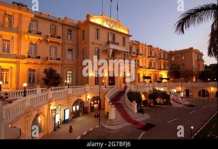 Hotel Winter Palace, Nil, Luxor, Ägypten Stockfoto