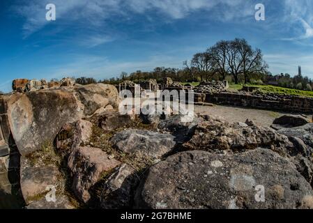 Bordesley Abbey Ruins, Redditch, Worcestershire Stockfoto