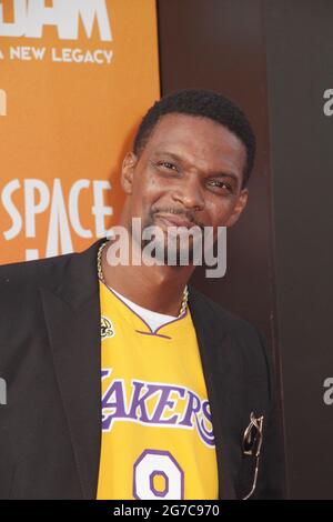 Los Angeles, Kalifornien, USA. Juli 2021. Chris Bosh 07/12/2021 die Weltpremiere von „Space Jam: A New Legacy“ fand im L.A. statt Live Regal Cinemas in Los Angeles, CA Foto von Izumi Hasegawa/HollywoodNewsWire.net Quelle: Hollywood News Wire Inc./Alamy Live News Stockfoto