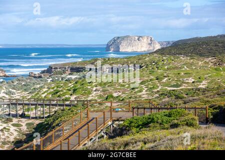 Die Strandspaziergänge in der Robal Bay Kangaroo Island South australia am 9. Mai 2021 Stockfoto