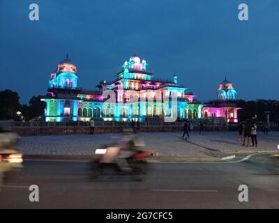 Albert Hall Museum befindet sich in Jaipur, Rajasthan, Indien Stockfoto