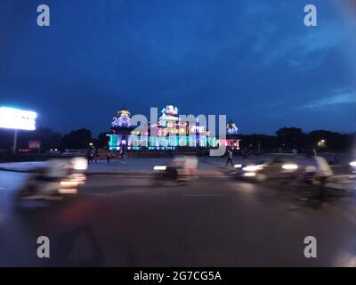 Albert Hall Museum befindet sich in Jaipur, Rajasthan, Indien Stockfoto