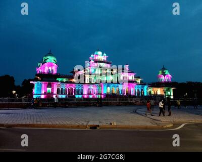 Albert Hall Museum befindet sich in Jaipur, Rajasthan, Indien Stockfoto