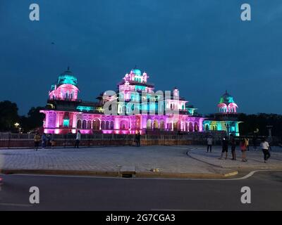 Albert Hall Museum befindet sich in Jaipur, Rajasthan, Indien Stockfoto