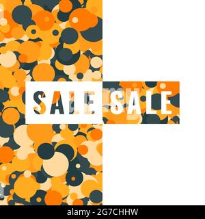 Herbst Sale Banner für Design. Vorlage. Vektorgrafik Stock Vektor