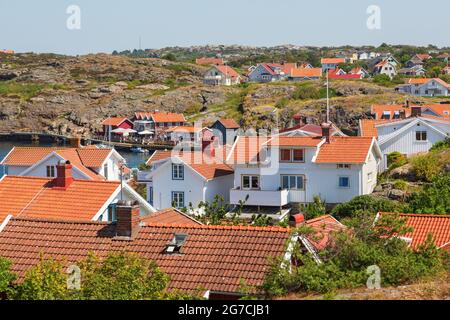 Grundsund, eine Küstengemeinde an der schwedischen Westküste Stockfoto