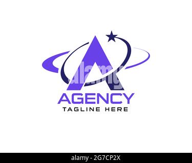 Anfangsbuchstabe EIN Logo-Design kann als Zeichen, Symbol oder Symbol, vollgeschichteter Vektor und einfach zu bearbeiten und anpassen Größe und Farbe verwendet werden, kompatibel mit einem Stock Vektor